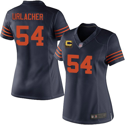 Chicago Bears Men Navy Blue Mitchell Trubisky Name and Number Logo NFL Football #10 T Shirt->chicago bears->NFL Jersey